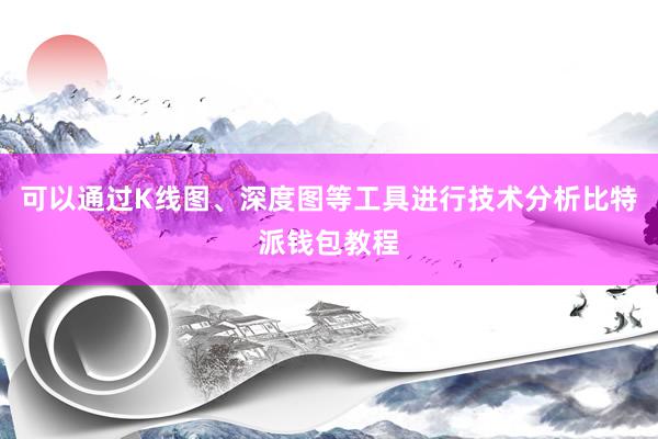 可以通过K线图、深度图等工具进行技术分析比特派钱包教程