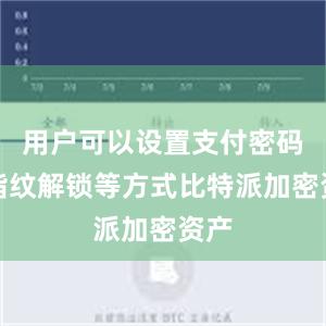 用户可以设置支付密码、指纹解锁等方式比特派加密资产