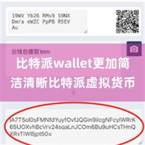 比特派wallet更加简洁清晰比特派虚拟货币